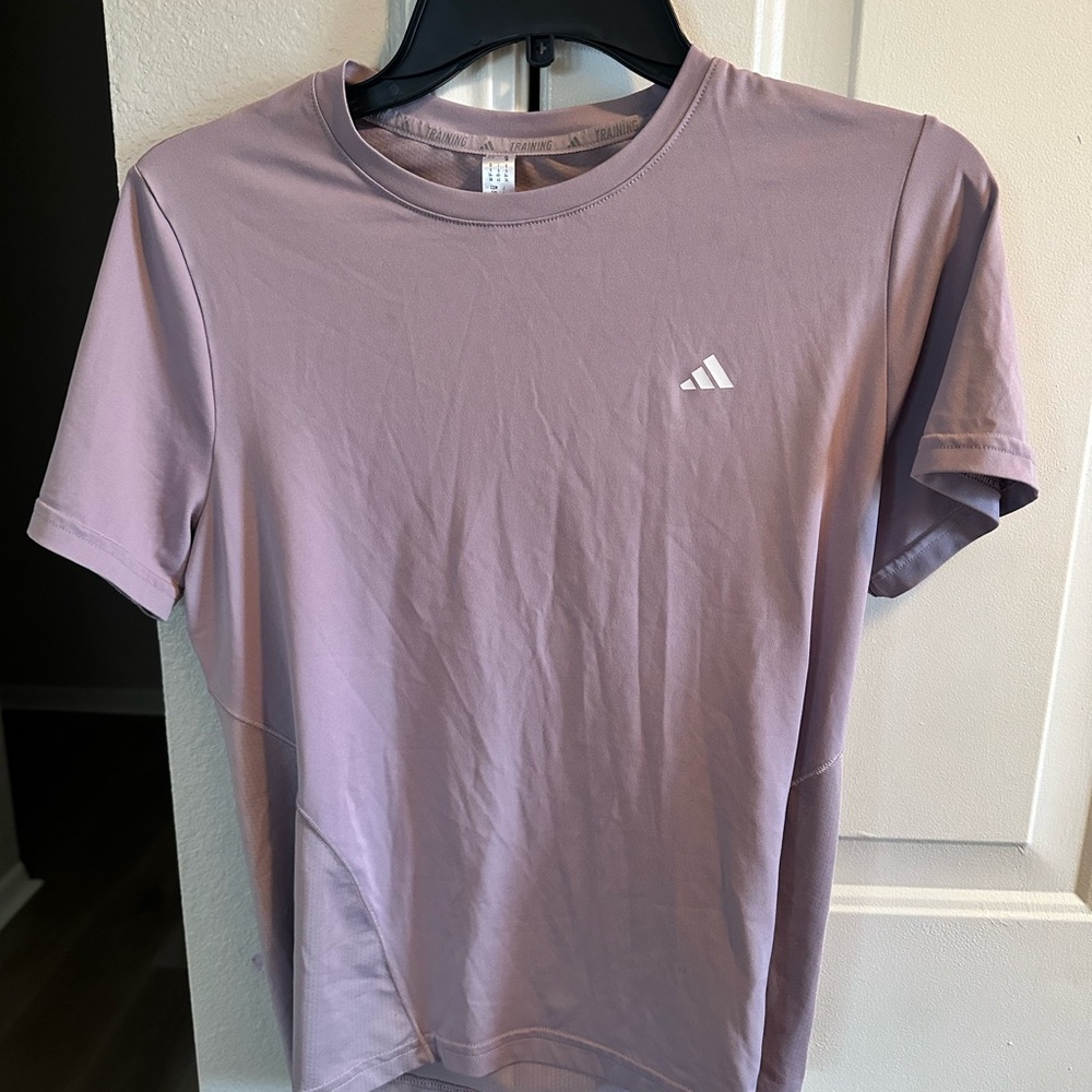 SOLD - Adidas Women’s Training Lavender Short Sleeve Tee